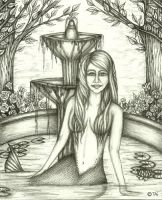 Mermaid in the Fountain